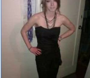 Black cocktail dress (vintage)